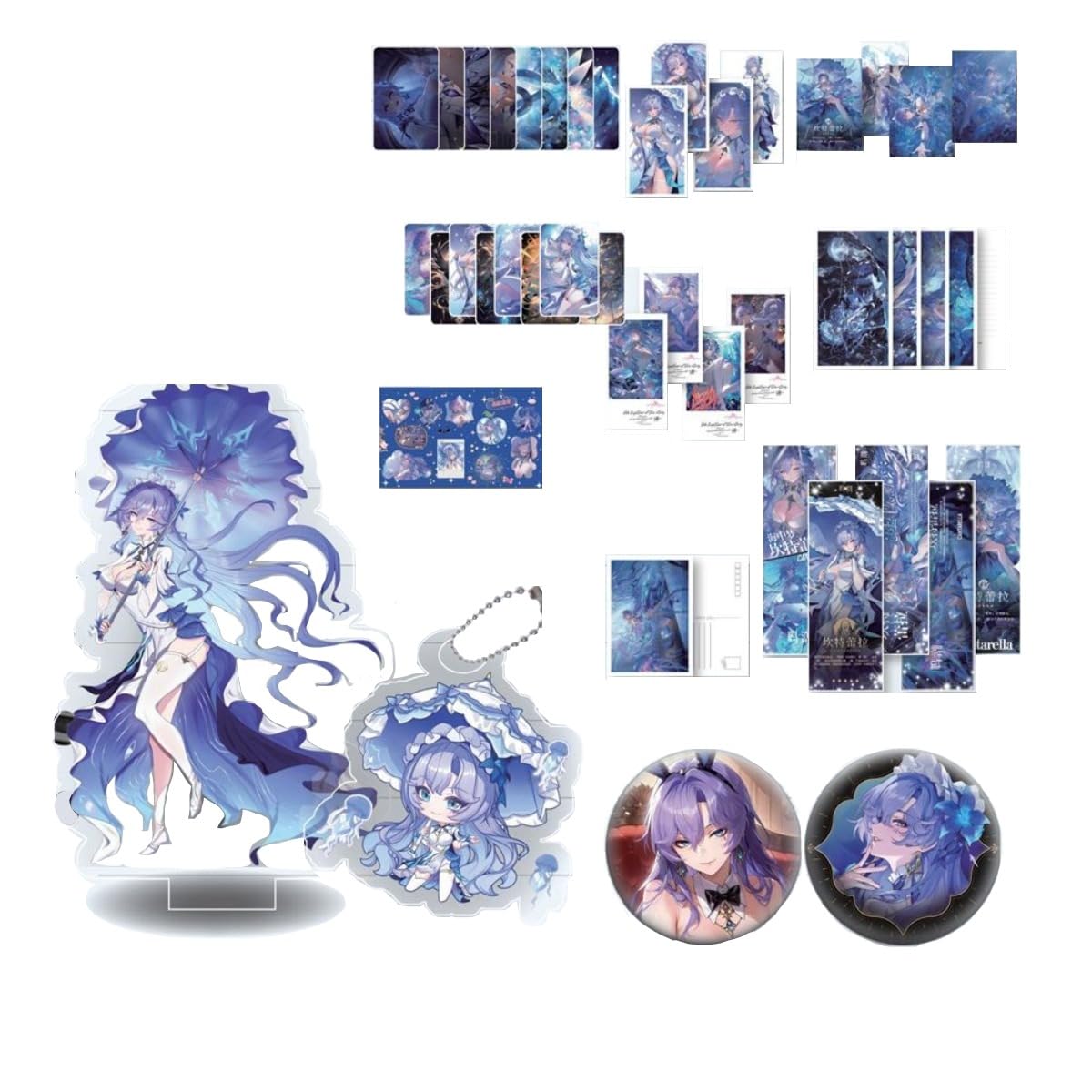 鳴潮 韓国ポップアップ　アクリルキーホルダー　カンタレラ Amazon.co.jp: 鳴潮 韓国ポップアップ アクリルキーホルダー